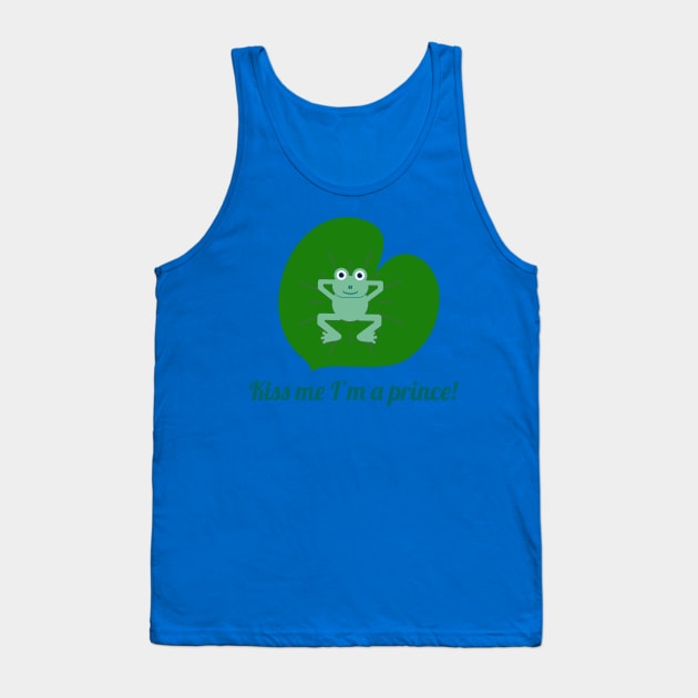 Frog prince Tank Top by TeawithAlice